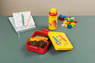 Brick Pattern Lunch Set