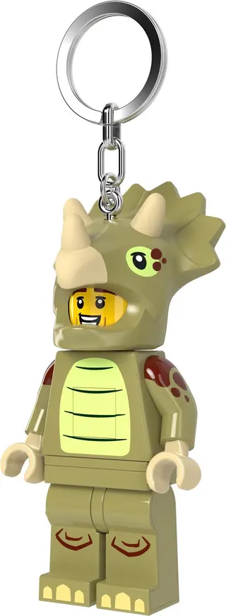 Triceratops kostuum ventilator sleutellamp