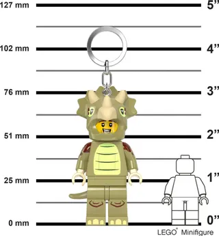 Triceratops kostuum ventilator sleutellamp