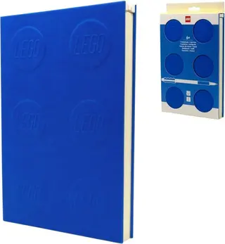 Notizbuch mit Schloss und Gelstift – 2x3 Blau