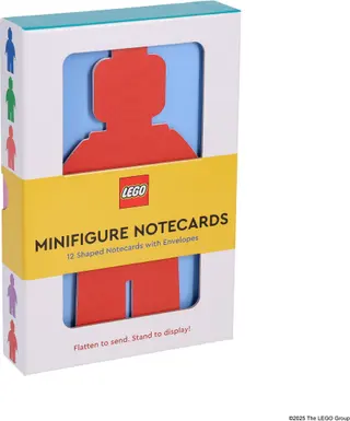 Minifigure Notecards 12 Shaped Notecards with Envelopes