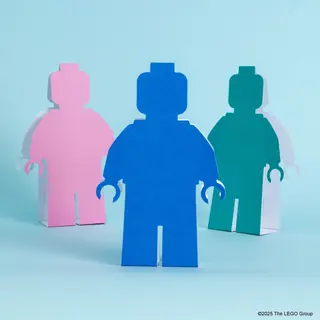 Minifigure Notecards 12 Shaped Notecards with Envelopes