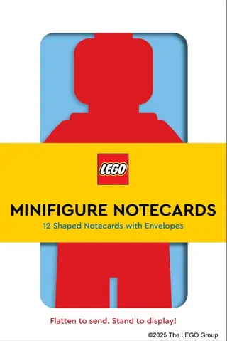 Minifigure Notecards 12 Shaped Notecards with Envelopes