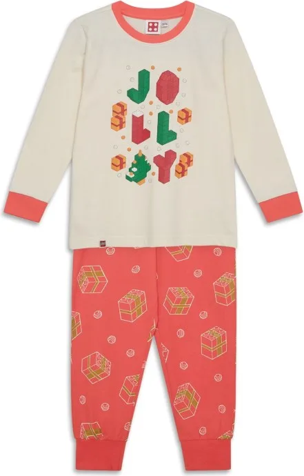 Kinderkerstpyjama – Gebroken wit