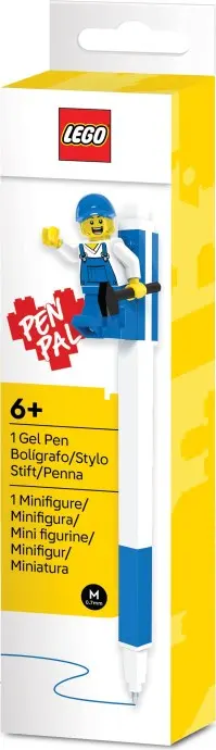 Pen Pal Gelstift mit Minifigur – Blau