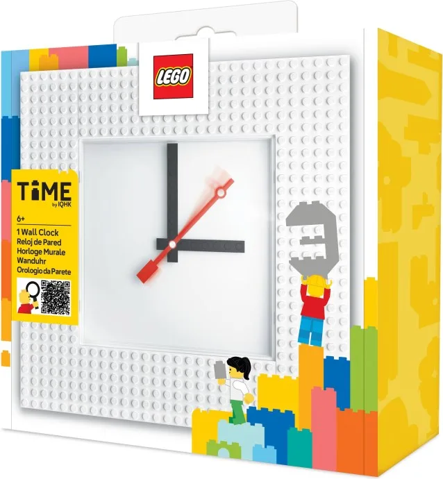Wanduhr MOC (Eigenkreation) – Weiß