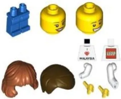 Ich liebe Malaysia Minifiguren