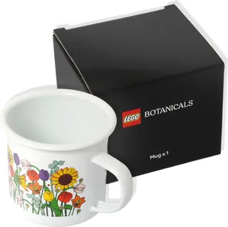 Botanisches Emaillebecher