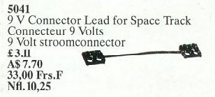 Câble de connexion pour rail spatial 9V (10 cm)