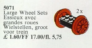 Wielset groot, rood