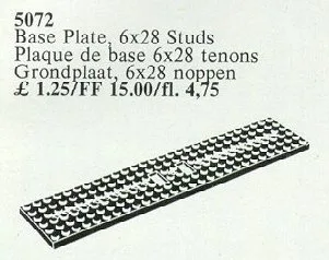 Langer Wagen- oder Kutschensockel 6 x 28