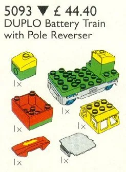 Duplo Batteriezug mit Polaritätsumschalter