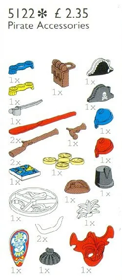Accessoires de pirate