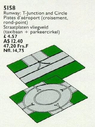 Runway T-Junction and Circle Base Plates