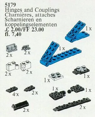 Charnières et accouplements