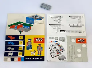 Bricks and half bricks and trolley
