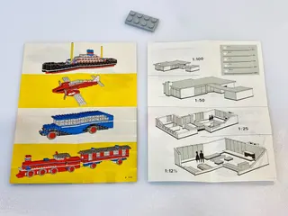 Bricks and half bricks and trolley