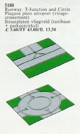 Flughafen-T-Kreuzung und Kreisgrundplatten