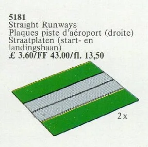 Two Straight Airport Runways