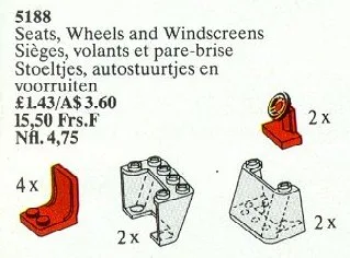 Sitze, Lenkräder und Windschutzscheiben