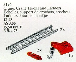 Kraan, kraanhaken en ladders