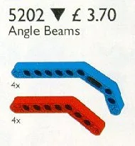 Hoekstralen, rood en blauw