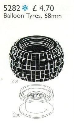 Pneus ballons 68,8 mm