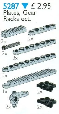 Platten und Zahnstangen