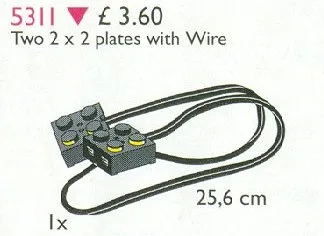 Zwei 2 x 2 Platten mit Draht, 25,6 cm