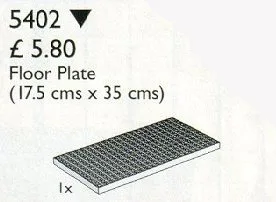 LEGO Scala vloerplaat 17,5 x 35 cm