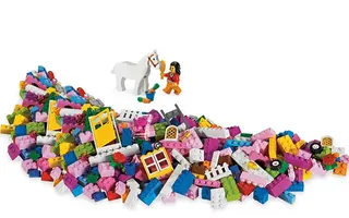 Large Pink Brick Box