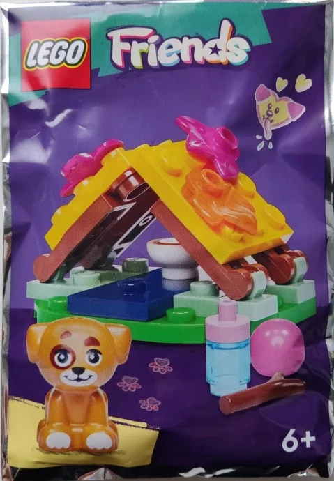 Puppy en hondenhok