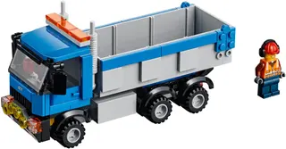 Excavator and Truck