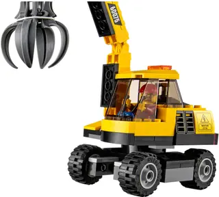 Excavator and Truck