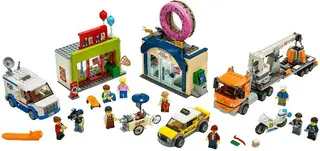 Opening van een donutwinkel