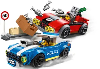 Polizeiliche Festnahme auf der Autobahn