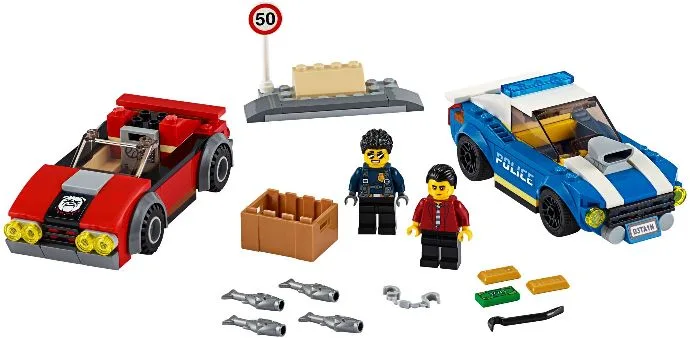 Polizeiliche Festnahme auf der Autobahn