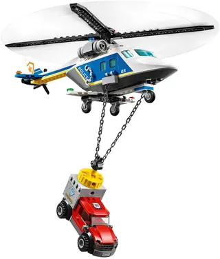 Verfolgungsjagd mit Polizeihubschrauber