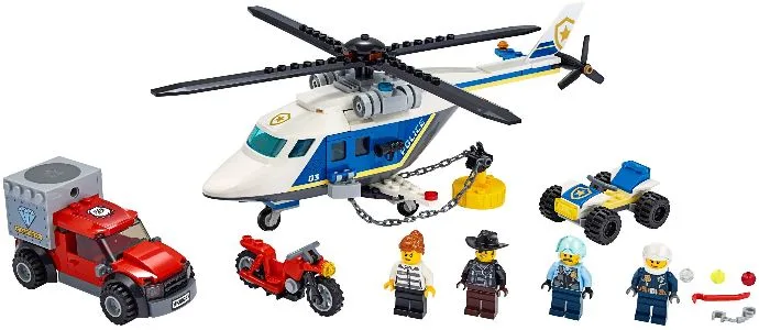 Verfolgungsjagd mit Polizeihubschrauber