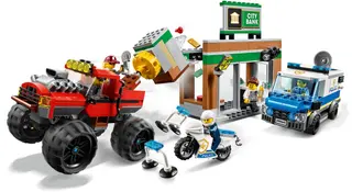 Polizei-Monster-Truck-Überfall