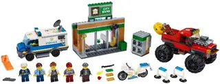 Polizei-Monster-Truck-Überfall