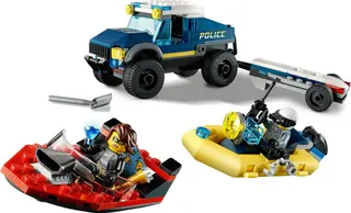 Elite politieboottransport
