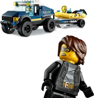 Elite politieboottransport
