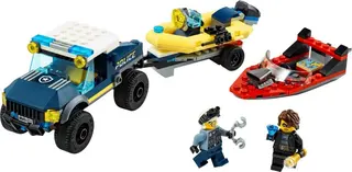 Elite politieboottransport