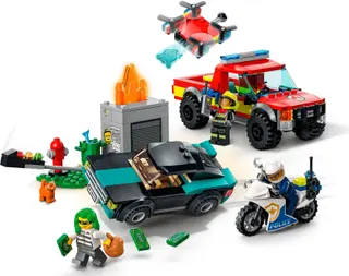Fire Rescue & Police Chase