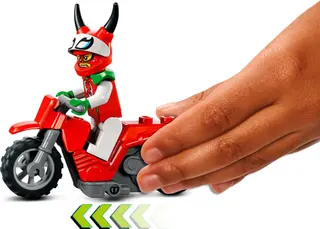 Roekeloze schorpioen stuntfiets