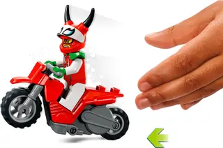 Roekeloze schorpioen stuntfiets