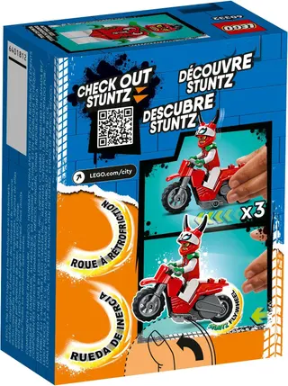 Roekeloze schorpioen stuntfiets
