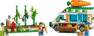 Lieferwagen für den Bauernmarkt