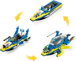 Ermittlungsmissionen der Wasserpolizei